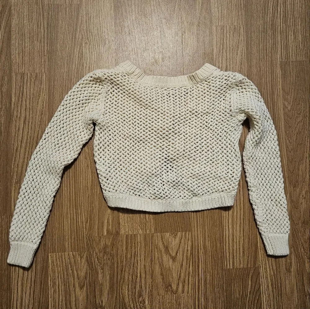 Baby Gap Beige Open-Knit Cardigan Size 4T